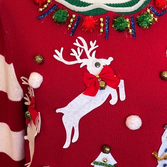 UGLY CHRISTMAS SWEATER KIT (Finished) Sz S - Picture 3 of 11